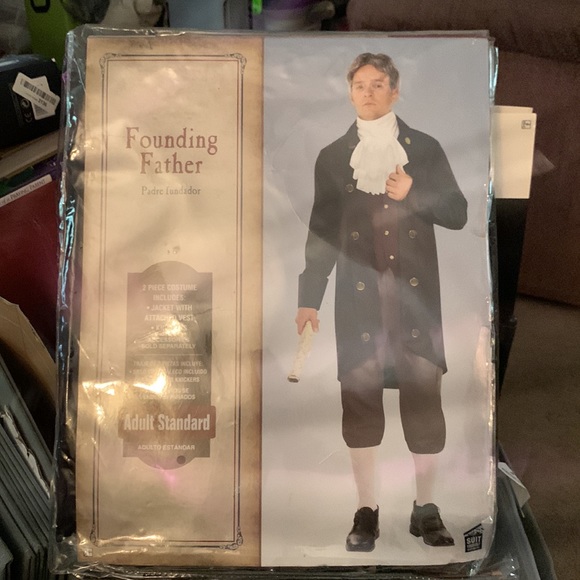 Founding Father Adult Standard Costume - Picture 2 of 3